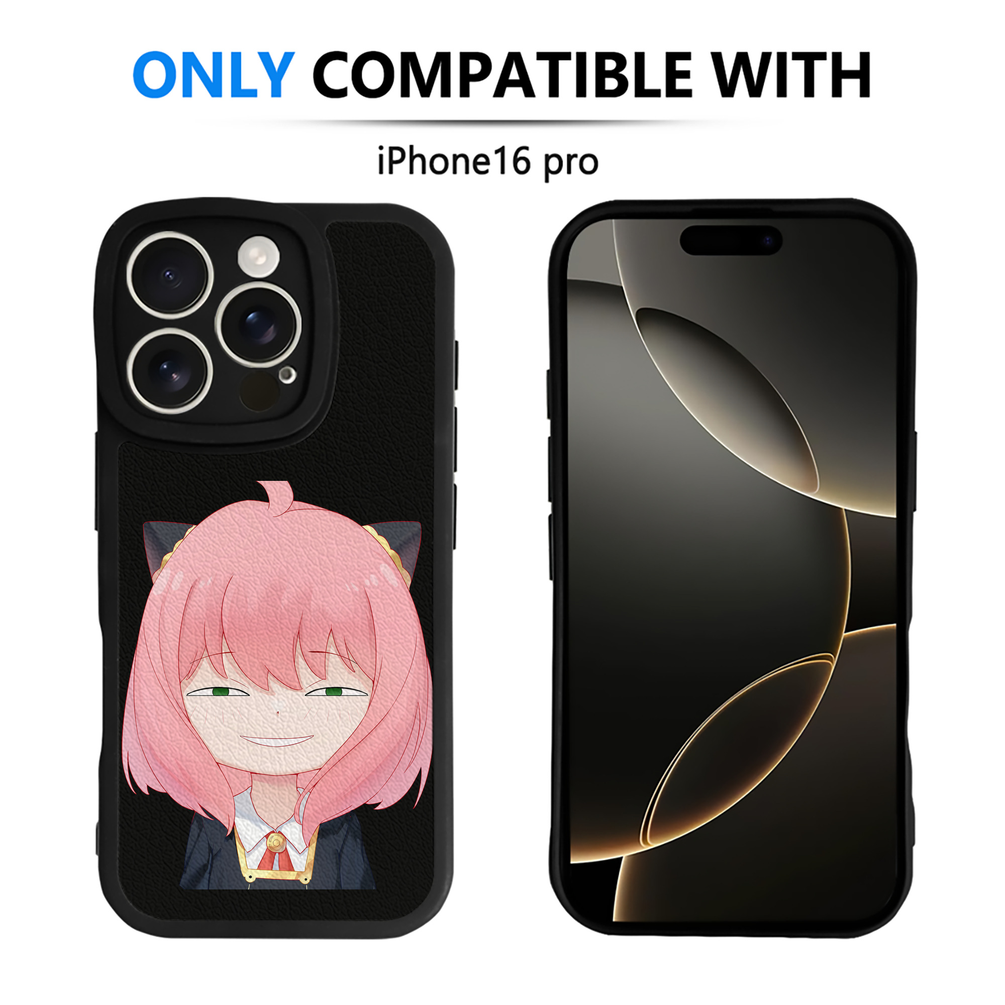 （画像用） SPY×FAMILY间谍家家酒 【iPhone 16シリーズ対応】シリコンスマホケース（レザー調） 材質：シリコン